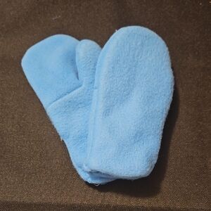 Cozy Blue Kids Mittens